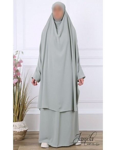 Jilbeb 2-teilig Rock Jamila hell khaki