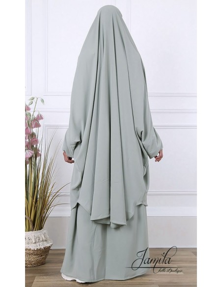 Jilbeb 2-teilig Rock Jamila hell khaki
