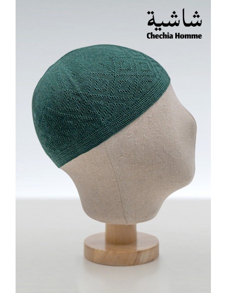 Dark green fez, thin