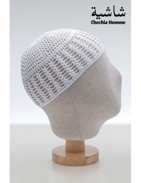 Chechia blanche Réf : 026