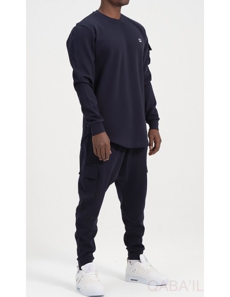Ensemble sniper qaba'il bleu nuit