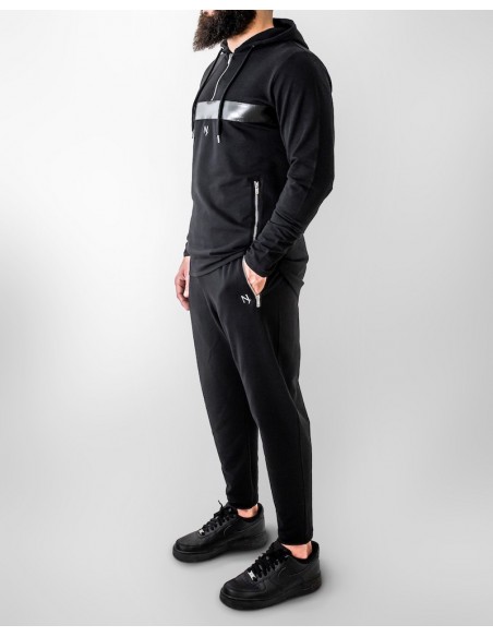 Noujoum jog1 Set Schwarz und Silber