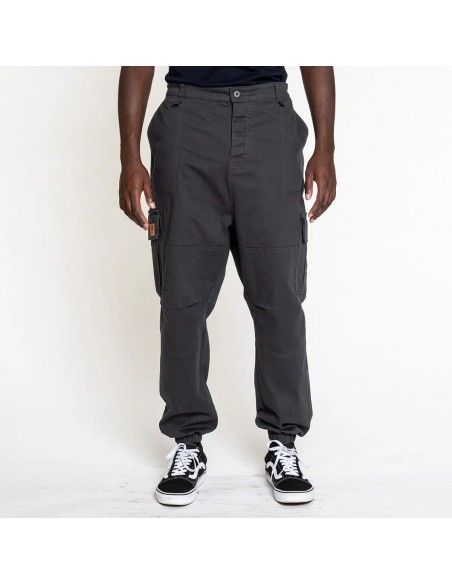 Sarouel cargo pants basic dc jeans anthracite