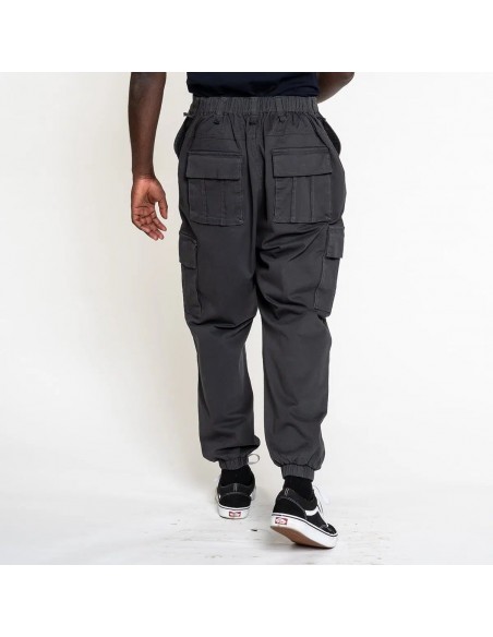 Sarouel cargo pants basic dc jeans anthracite