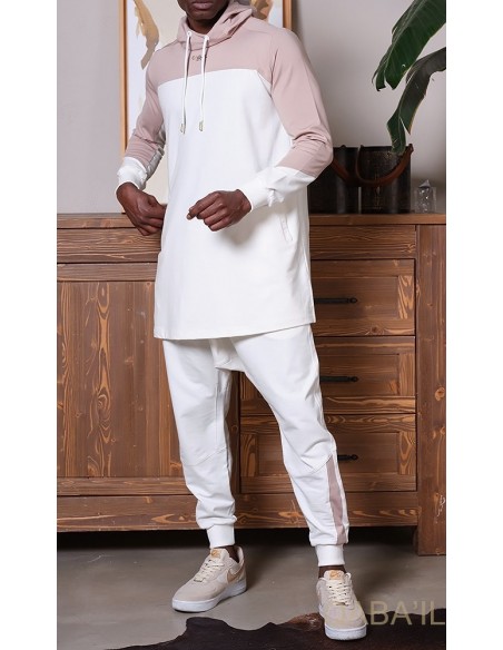Set qaba'il QC Delta ecru und beige
