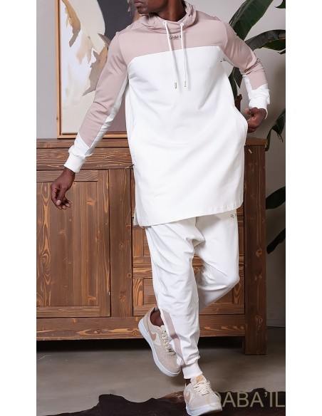 Set qaba'il QC Delta ecru und beige