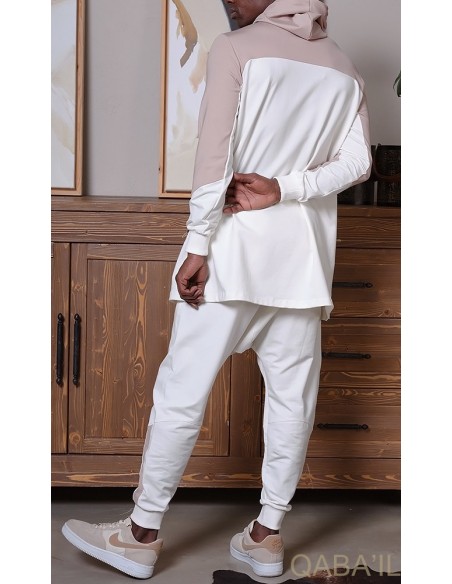 Set qaba'il QC Delta ecru und beige