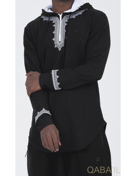 Sweat qabail etniz relief noir