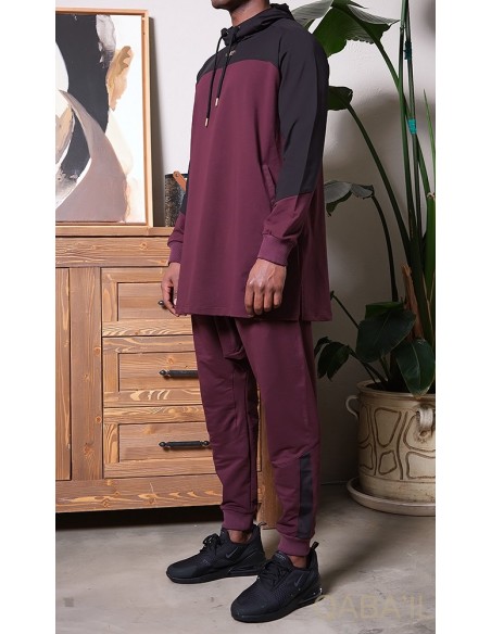 Qaba'il-Set QC Delta bordeaux und schwarz