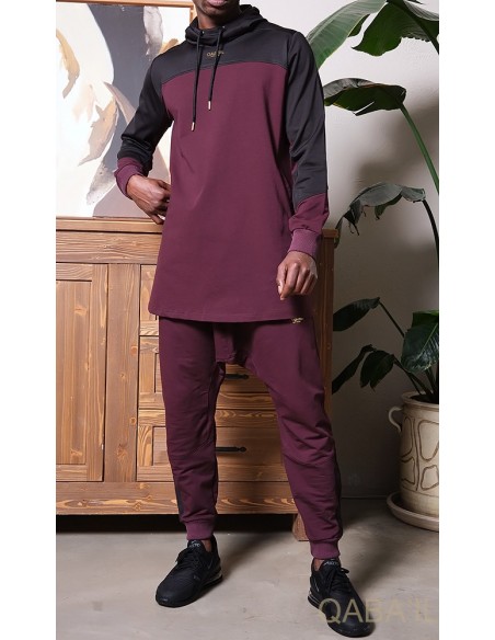Qaba'il-Set QC Delta bordeaux und schwarz