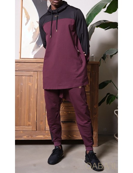 Qaba'il-Set QC Delta bordeaux und schwarz