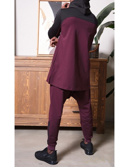 Qaba'il-Set QC Delta bordeaux und schwarz