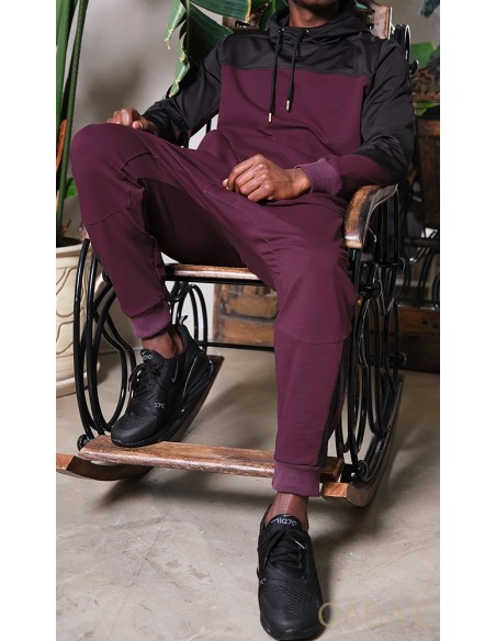 Qaba'il-Set QC Delta bordeaux und schwarz
