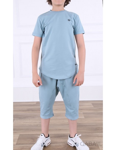 Ensemble qaba'il nautik enfant bleu ciel